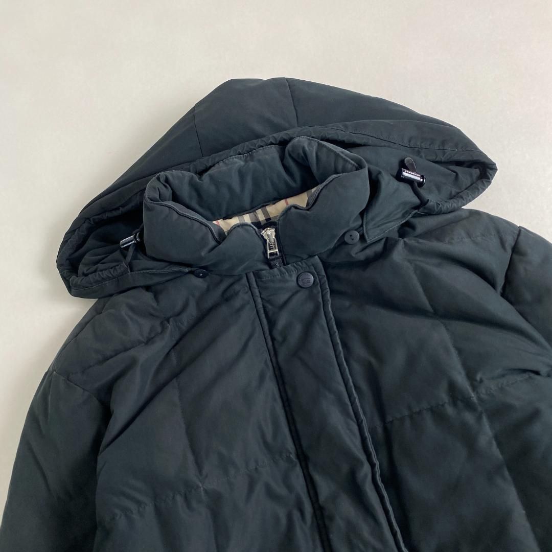 BURBERRY LONDON ダウンジャケット ノバチェック フード取外し可 2way