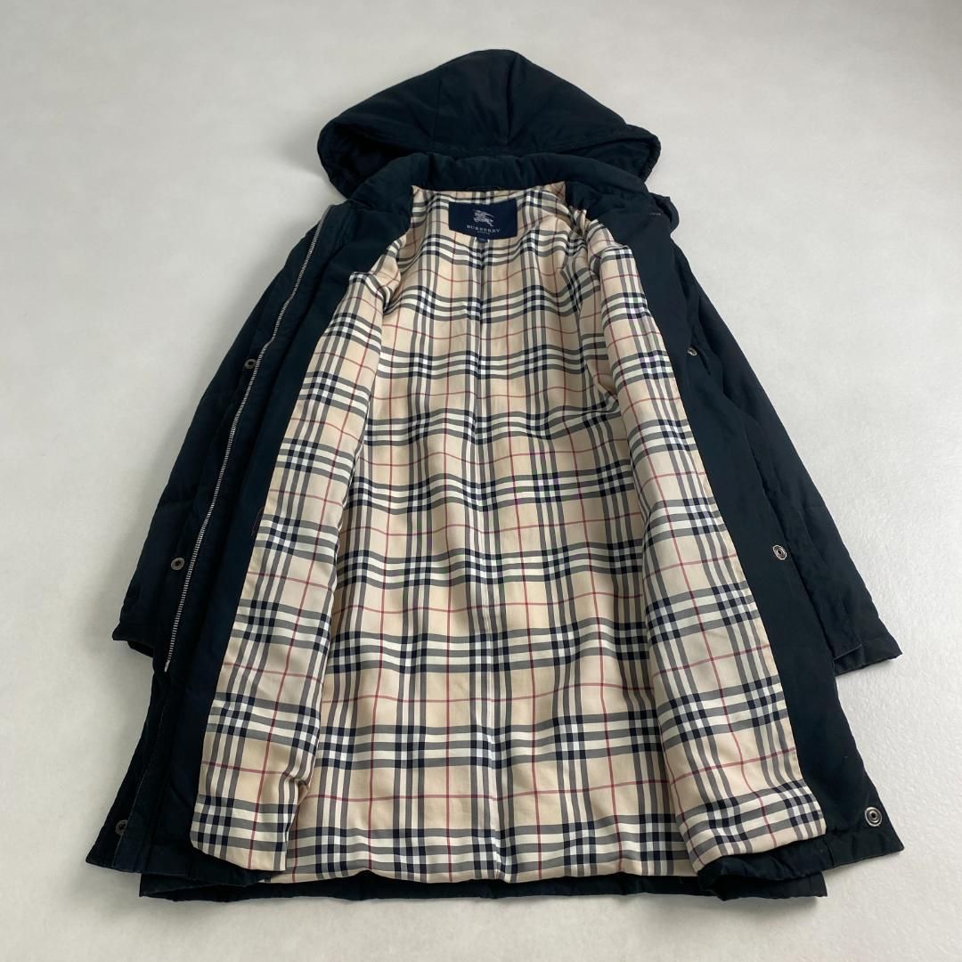 バーバリーロンドン　ジャケット　ノバチェック　2way　フード付き BURBERRY LONDON ダウンジャケット ノバチェック フード取外し可 2way