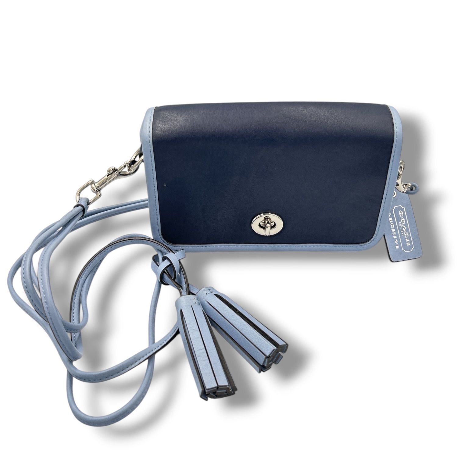 COACH コーチ レガシー ミニショルダーバッグ レザーバッグ タッセル 