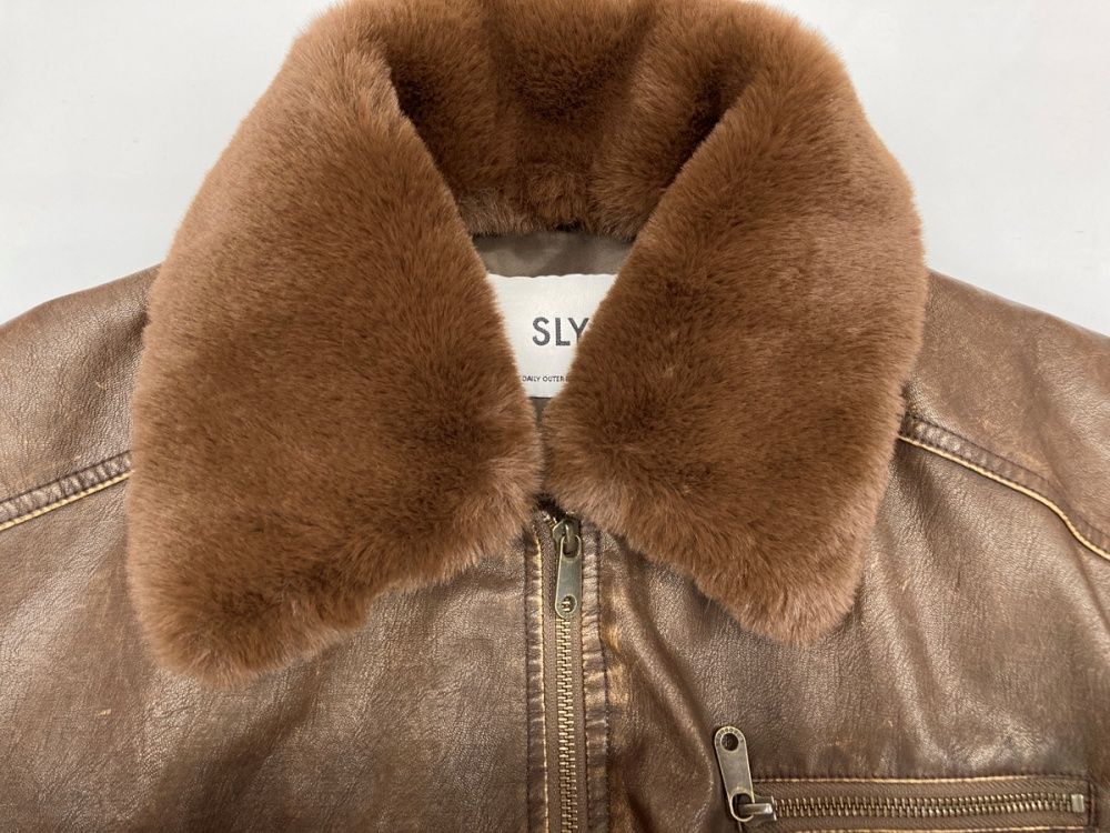 レディース スライ SLY VINTAGE F LEATHER S ブルゾン ヴィンテージ 