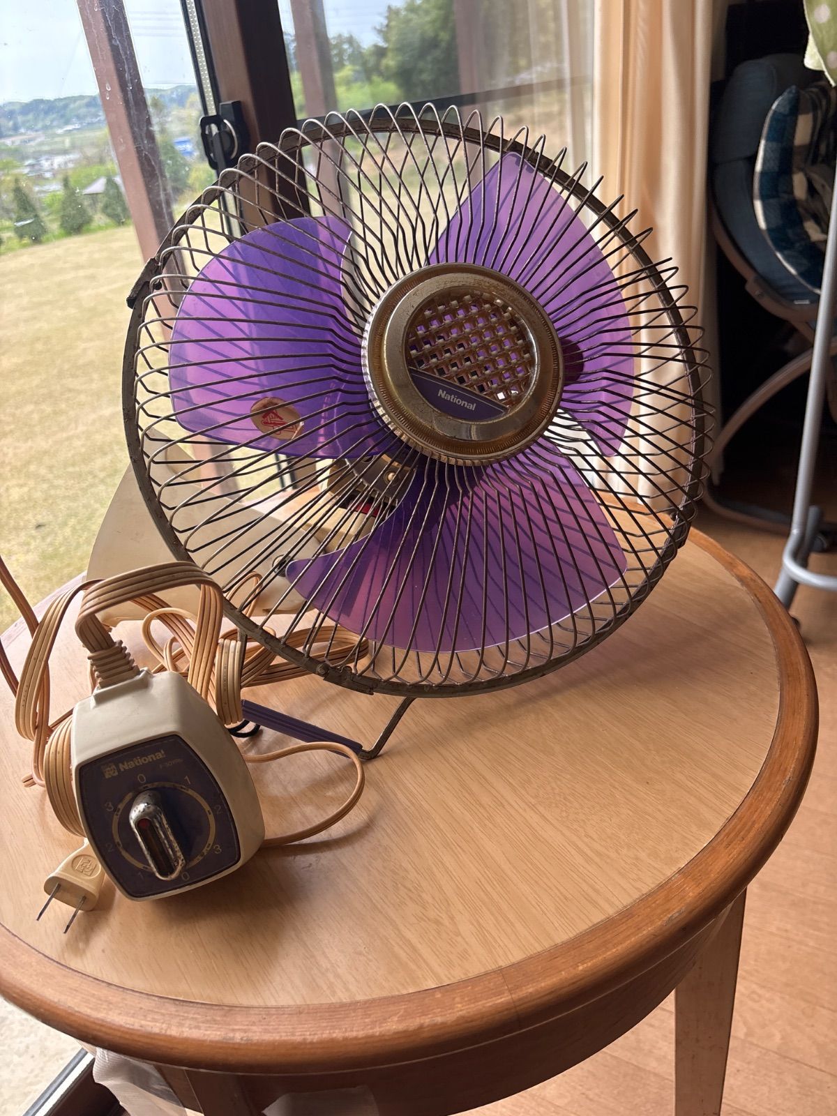 National 壁掛け扇風機 F-30YRM 昭和レトロ 美品 昭和レトロ☆ナショナル壁掛け扇風機☆F-30YRM - メルカリ