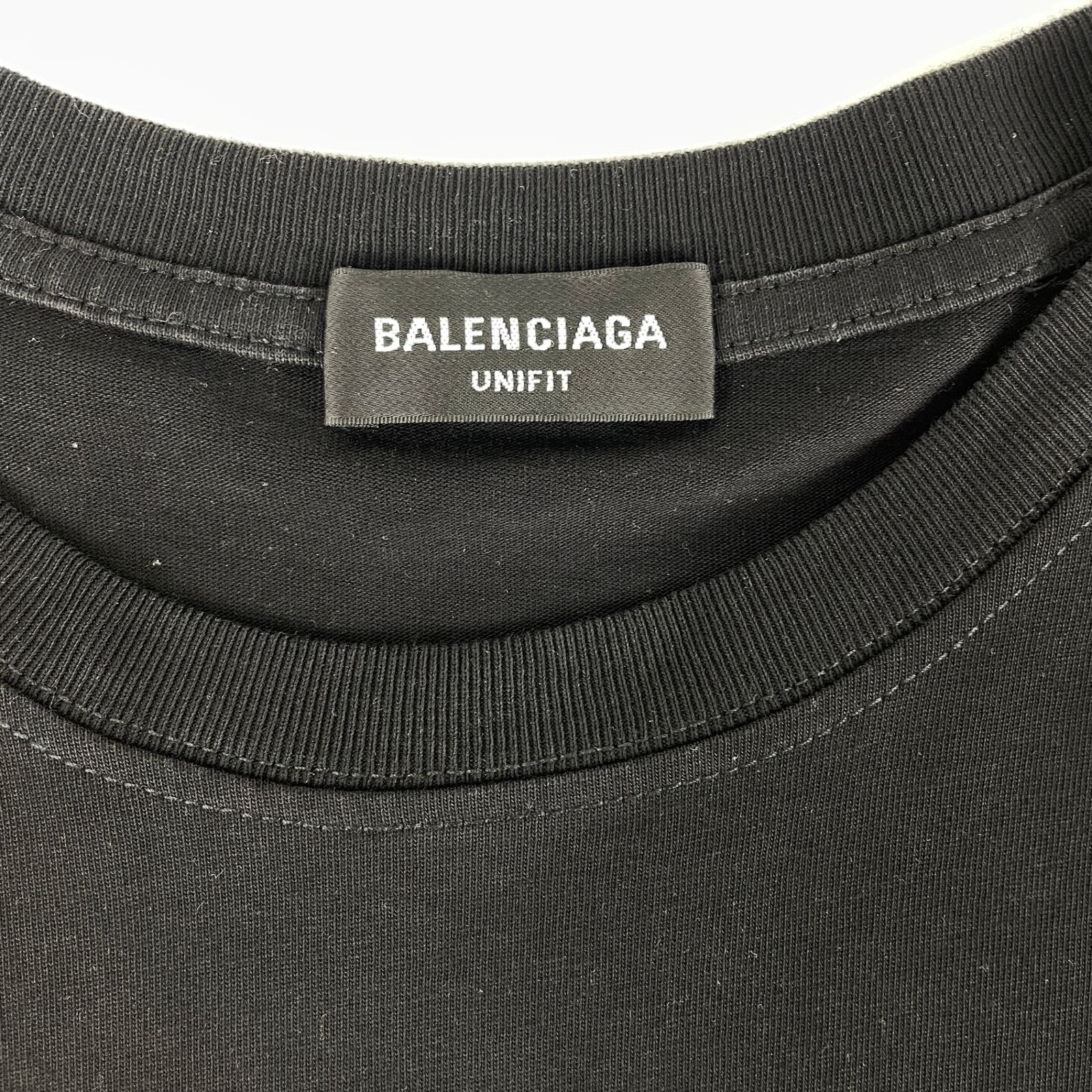 BALENCIAGA バレンシアガ 21SS JP57 2021 00679 UNIFIT ロゴプリント T 