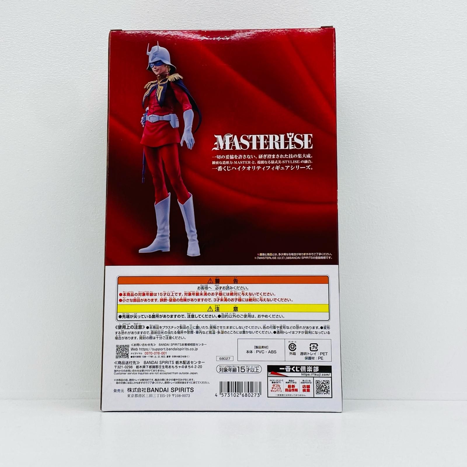 物流センター】 中古 B賞シャア・アズナブル-MASTERLISE