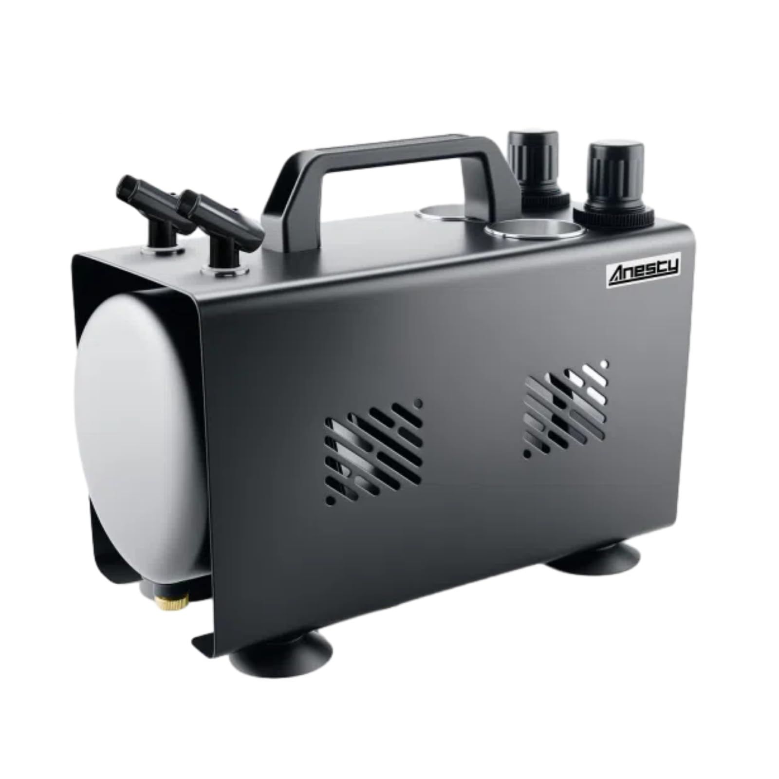 Anesty 2in1 エアブラシ用 コンプレッサー 2口独立圧力レギュレーター 静音 1Lエアタンク付き 模型・プラモデル塗装用 AHPTrunk-C 10,296円
