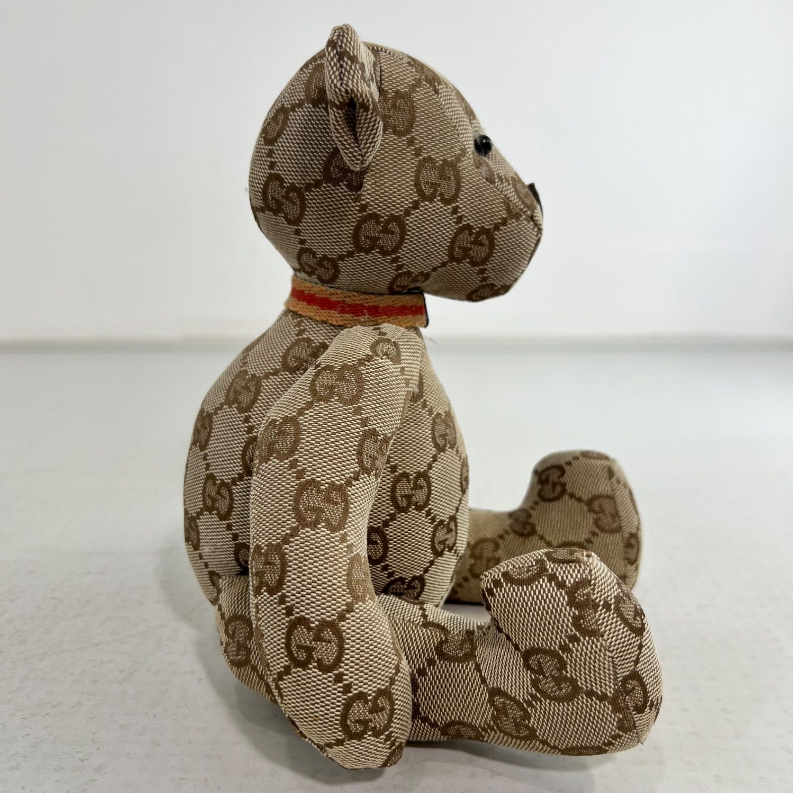 訳アリ】グッチ GUCCI テディベア くま ぬいぐるみ GG ベージュ ベアー