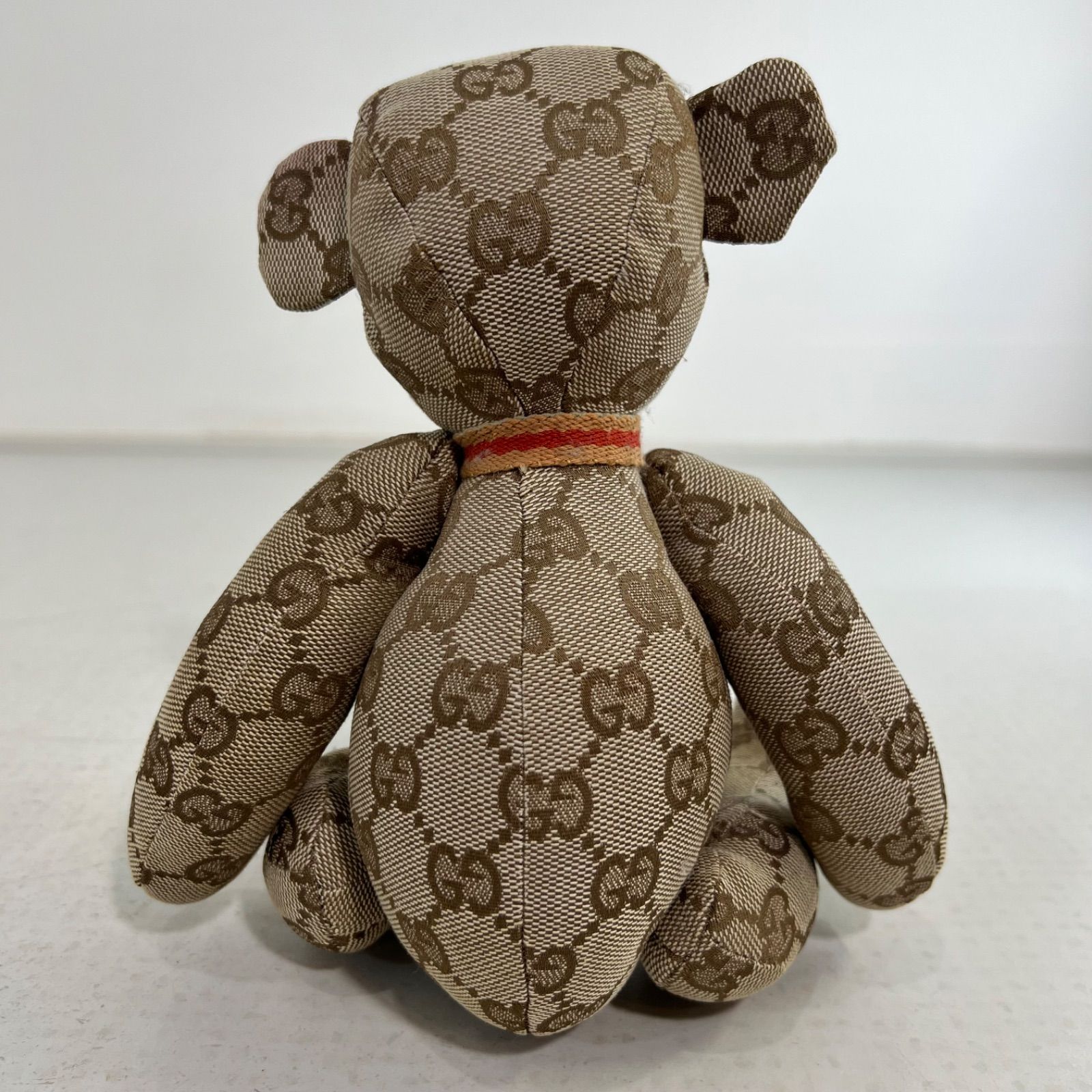 訳アリ】グッチ GUCCI テディベア くま ぬいぐるみ GG ベージュ ベアー