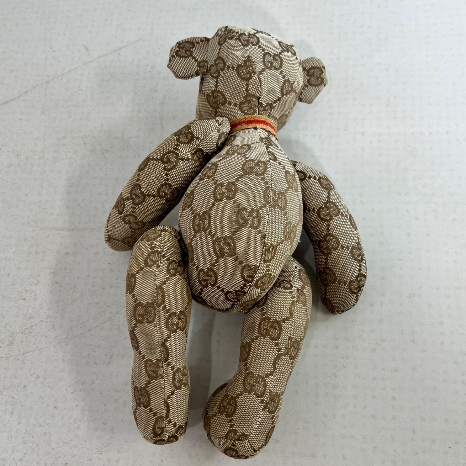 訳アリ】グッチ GUCCI テディベア くま ぬいぐるみ GG ベージュ ベアー