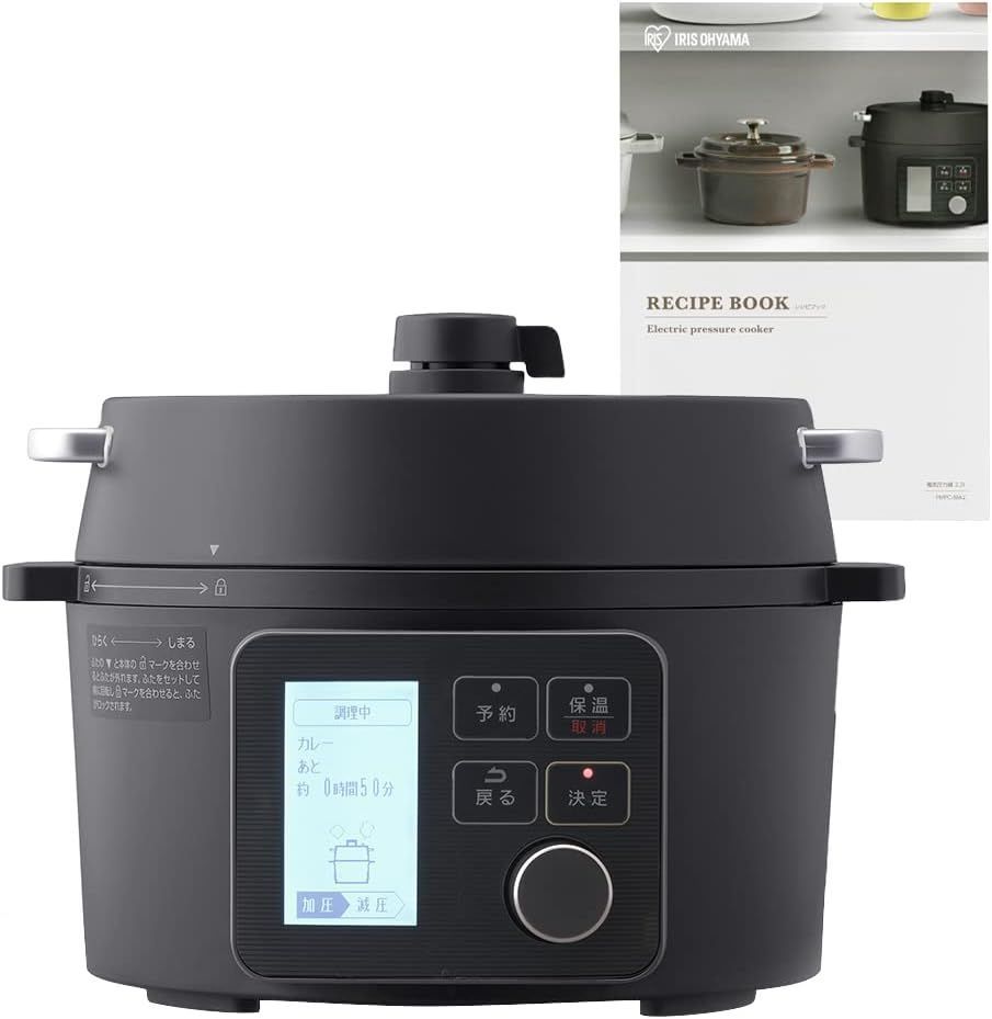 未使用 アイリスオーヤマ 電気圧力鍋 PMPC-MA2 ブラック エキスパート藤沢辻堂店