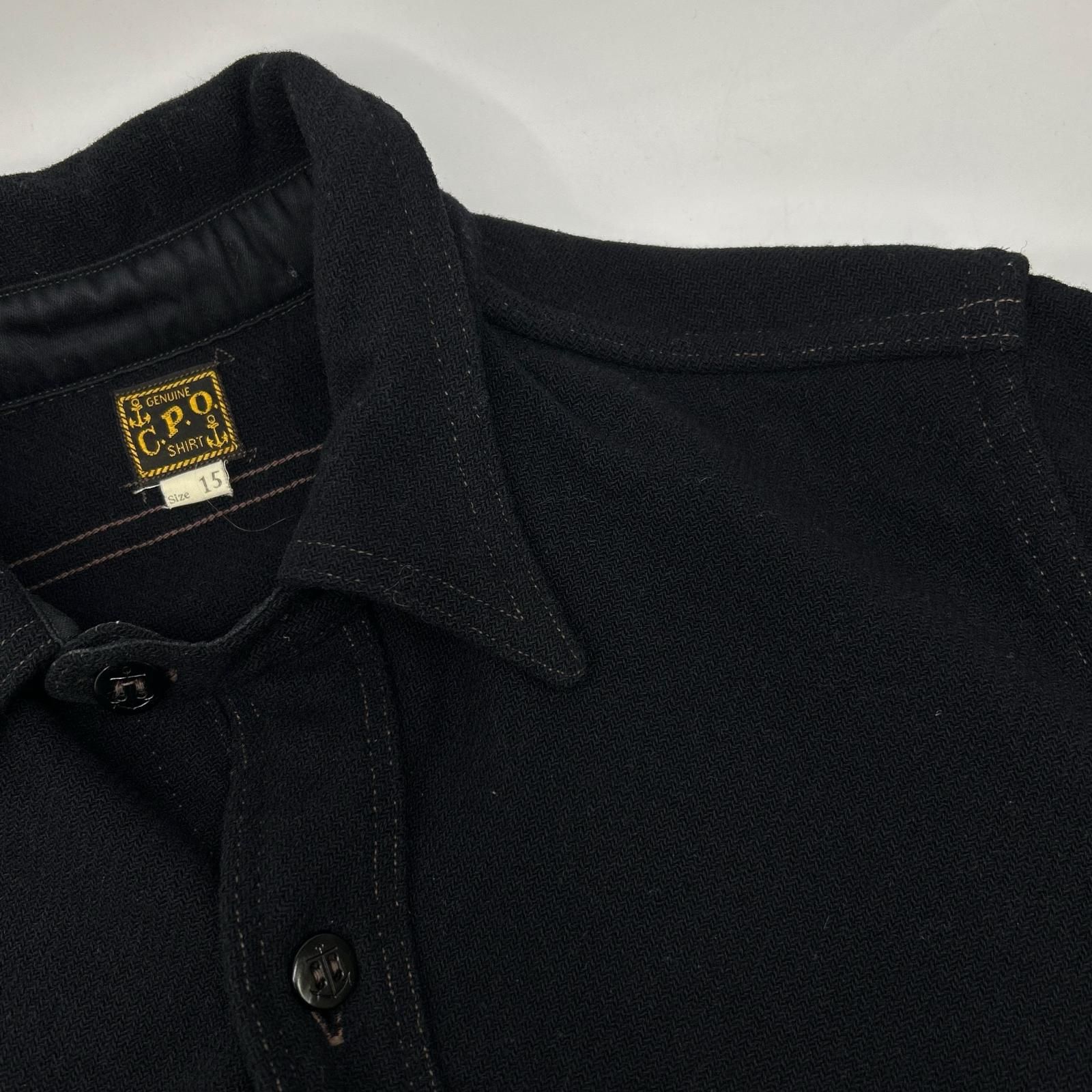 FREEWHEELERS フリーホイーラーズ CPOｼｬﾂ ﾌﾞﾗｯｸ ｳｰﾙ 15 - メルカリ