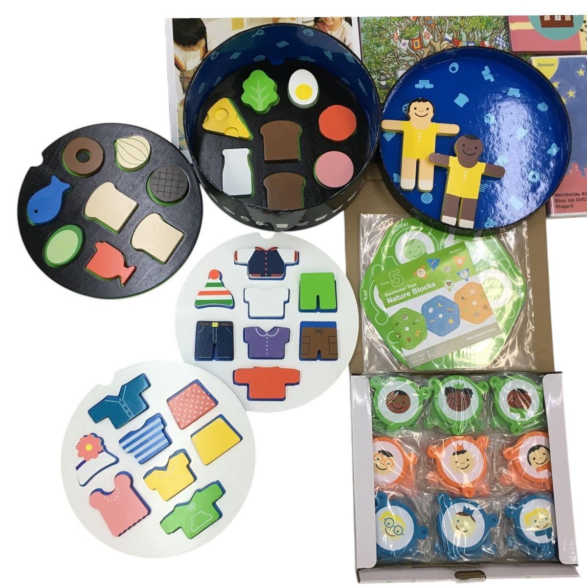 美品Worldwide kids ステージ2-6セットBenesse Benesse Worldwide Kids English Stage1-6 2019年頃 ベネッセ ワールド