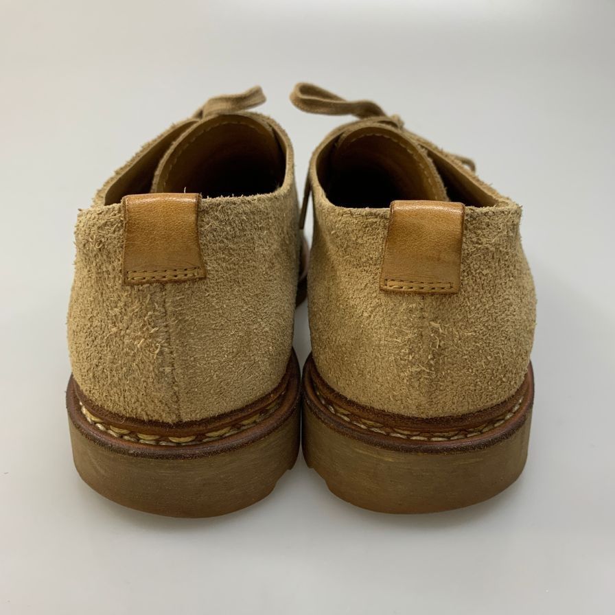 パラブーツ レザーシューズ ストレートチップ スエード ベージュ メンズ 5.5 Paraboot ビジネスシューズ 約24.0cm【LA】【中古】 パラブーツ レザーシューズ ストレートチップ スエード ベージュ