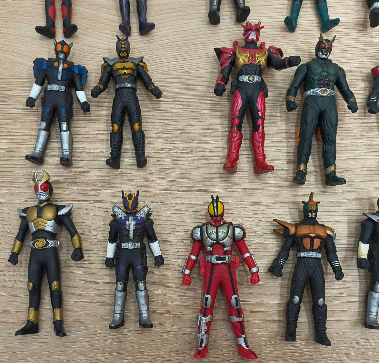 ☆【20体セット】仮面ライダー 戦隊シリーズ ソフビ18体＋キーホルダー