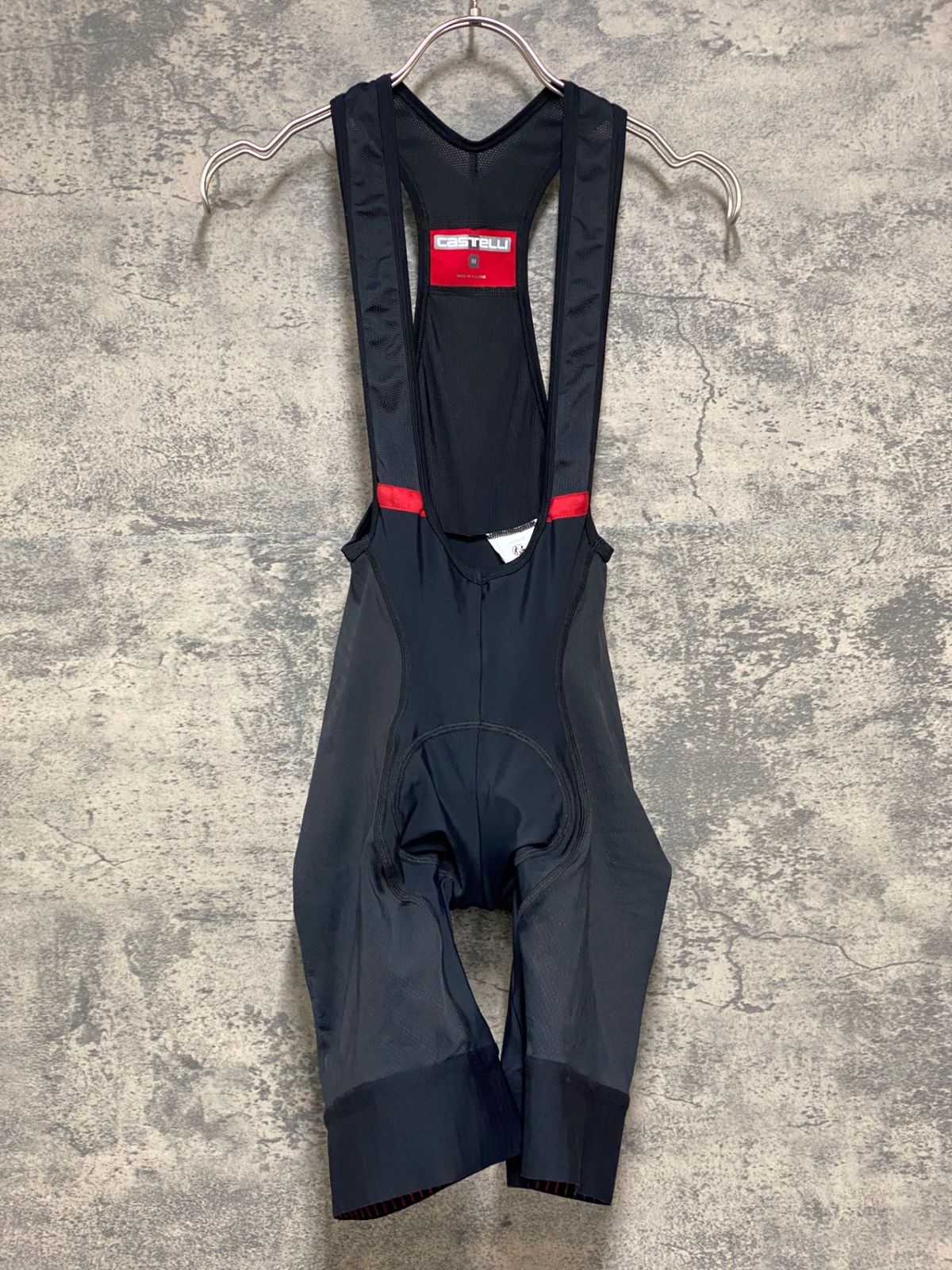 KC505 カステリ castelli ビブショーツ Mサイズ 赤黒