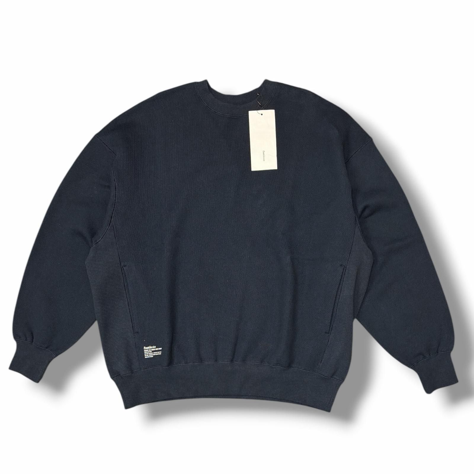 参考上代16500円 未使用 FreshService 25AW HEAVY OZ CREW NECK SWEAT ヘビーオンスクルーネックスウェット トレーナー フレッシュサービス FSC253-70236B ネイビー L （14718M） 参考上代16500円 未使用 FreshService 25AW HEAVY OZ CREW NECK SWEAT