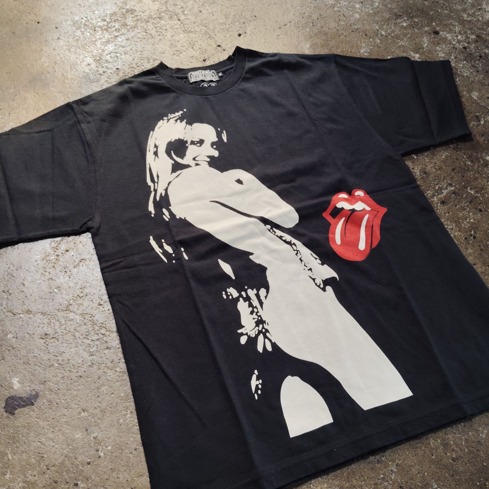 HYSTERIC GLAMOUR 24ss × Rolling Stones HYSTERIC GIRL&TONGUE 半袖 