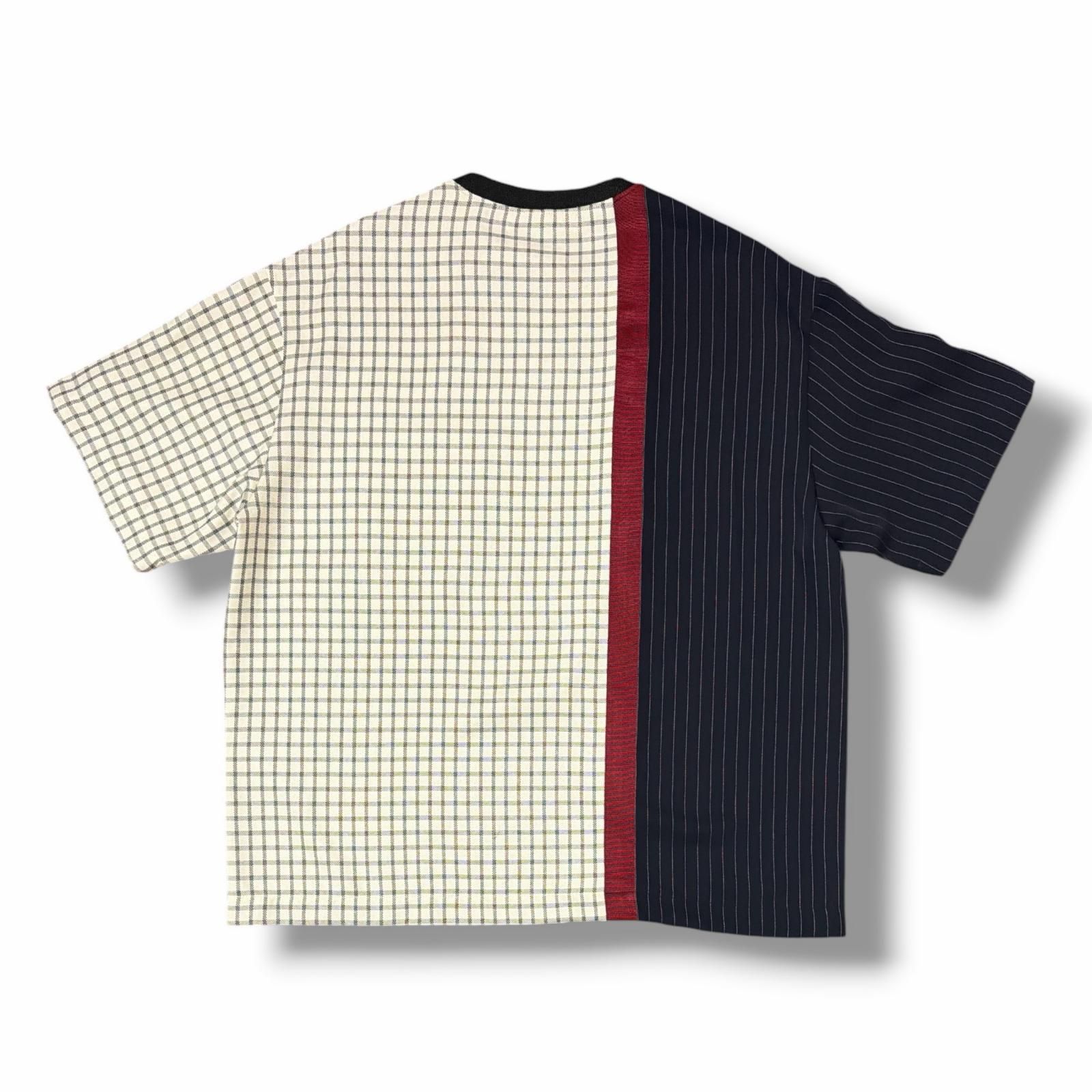 参考上代26400円 未使用 CULLNI 25SS Check Bi Color Pullover 