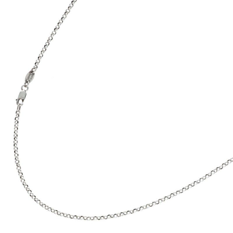クロムハーツ NECKCHAIN R18/ロールチェーン18inch シルバーネックレス