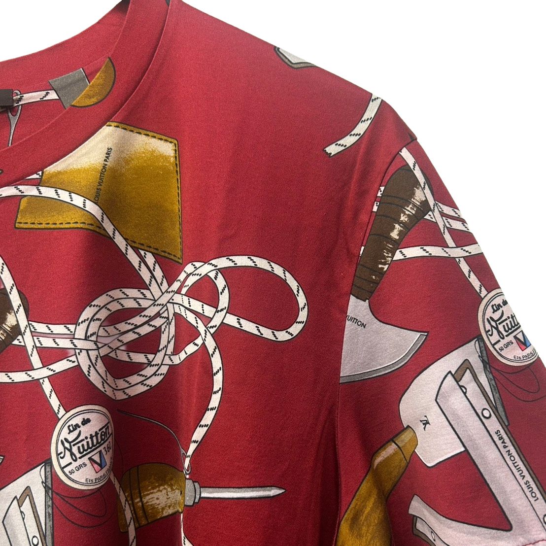 ルイヴィトン LOUIS VUITTON クリストファーネメス プリント Tシャツ