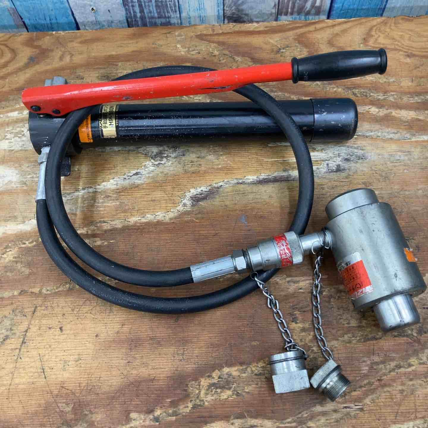 ◇泉精器(IZUMI) 分離型油圧式パンチャ SH-10-1(ポンプHP-180N付)【柏 