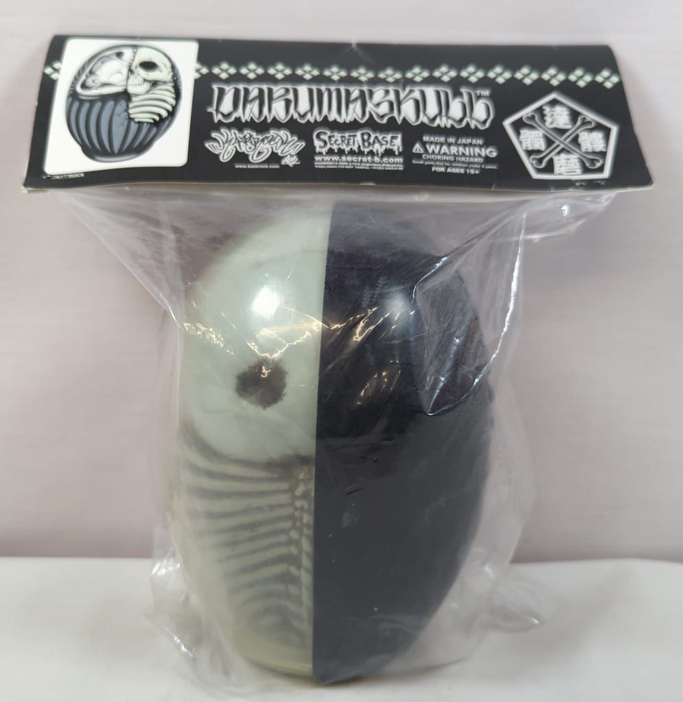 SECRETBASE KAZZROCK DARUMA SKULL X-RAY FULL COLOR NAVY(クリア成型