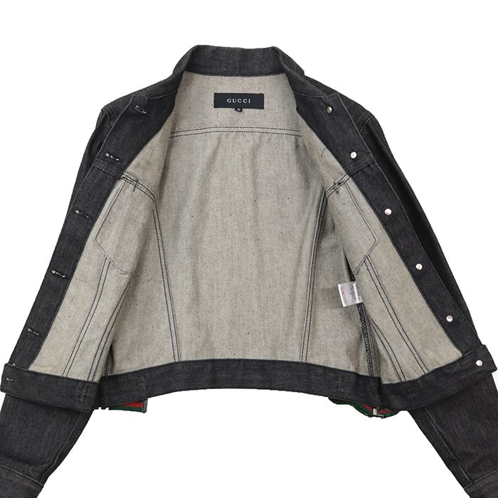 GUCCI グッチ　シェリーライン　Gジャン　40 極美品】GUCCI グッチ デニムジャケット サイズ 40 レディース Gジャン