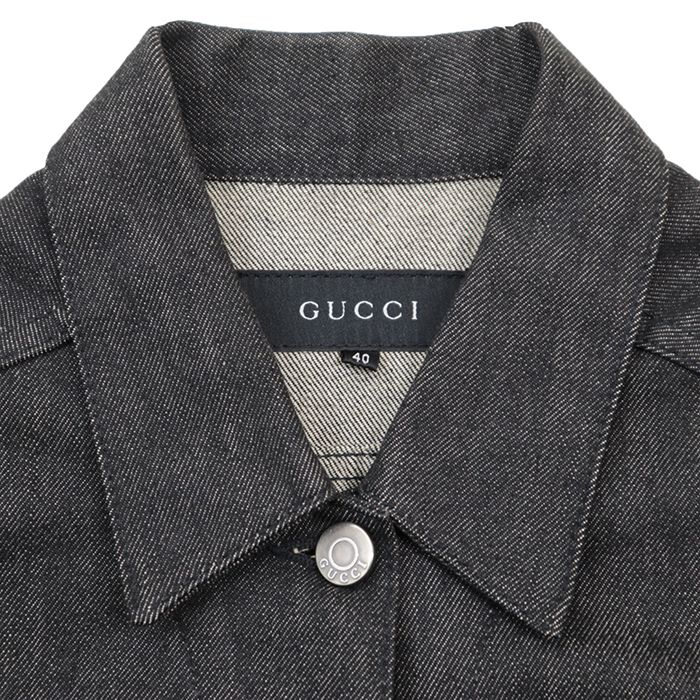 GUCCI グッチ　シェリーライン　Gジャン　40 極美品】GUCCI グッチ デニムジャケット サイズ 40 レディース Gジャン