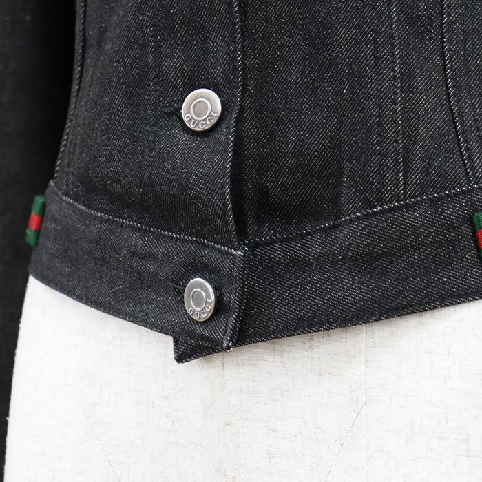 極美品】GUCCI グッチ デニムジャケット サイズ 40 レディース Gジャン
