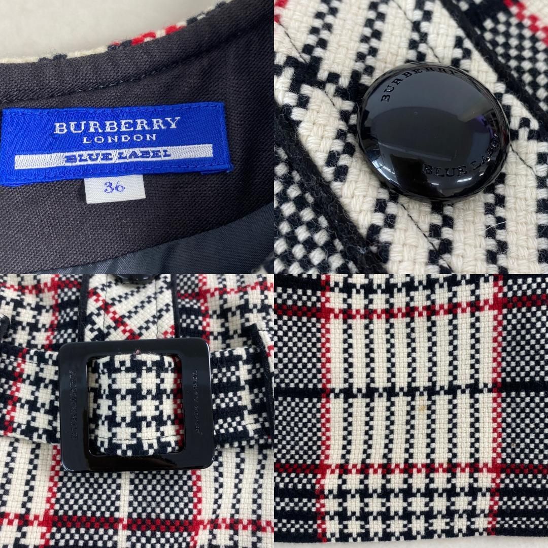 バーバリーブルーレーベル ワンピース BURBERRY BLUE LABEL チェック柄