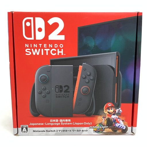 中古品】動作確認済 完備品 Nintendo Switch 2 マリオカートワールド 