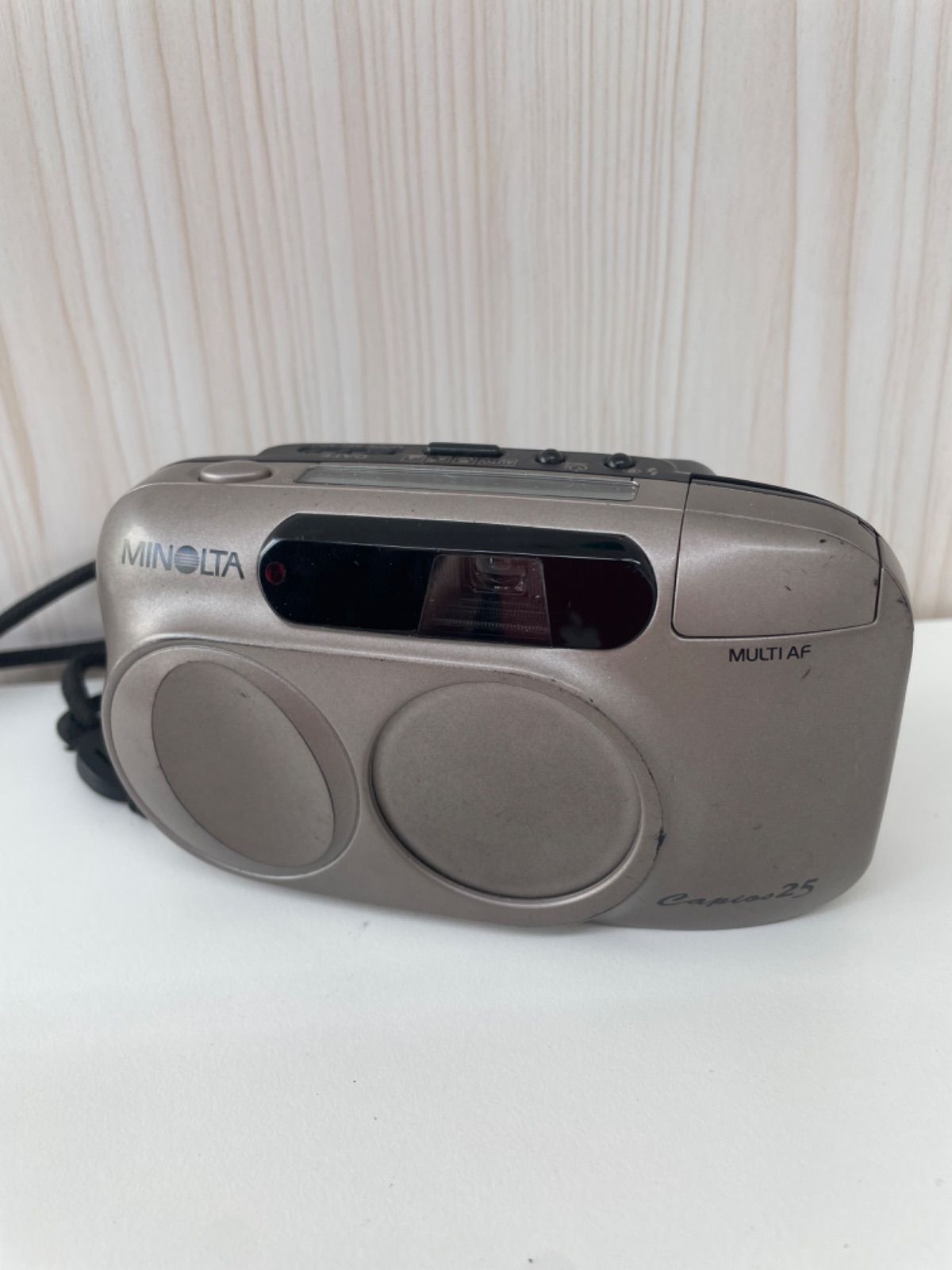 D【ジャンク品】MINOLTA ミノルタ Capios 25 コンパクトフィルムカメラ