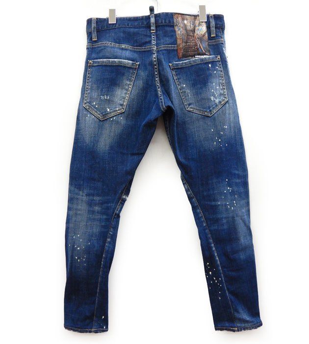 良品/DSQUARED2/ディースクエアード/ダメージ加工/スキニーデニム