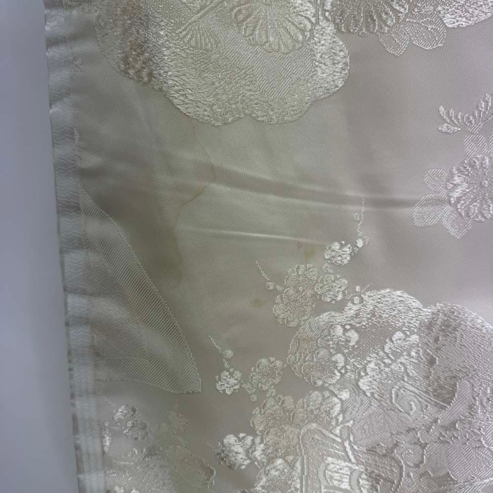 白打掛 ポリエステル 刺繍 白 打掛 花嫁衣裳 婚礼 リサイクル 中古