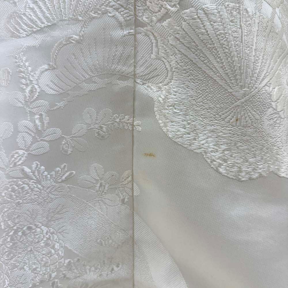 白打掛 ポリエステル 刺繍 白 打掛 花嫁衣裳 婚礼 リサイクル 中古 ブライダル ウエディング 着物 4927 白打掛 ポリエステル 刺繍 白 打掛 花嫁衣裳 婚礼 リサイクル 中古
