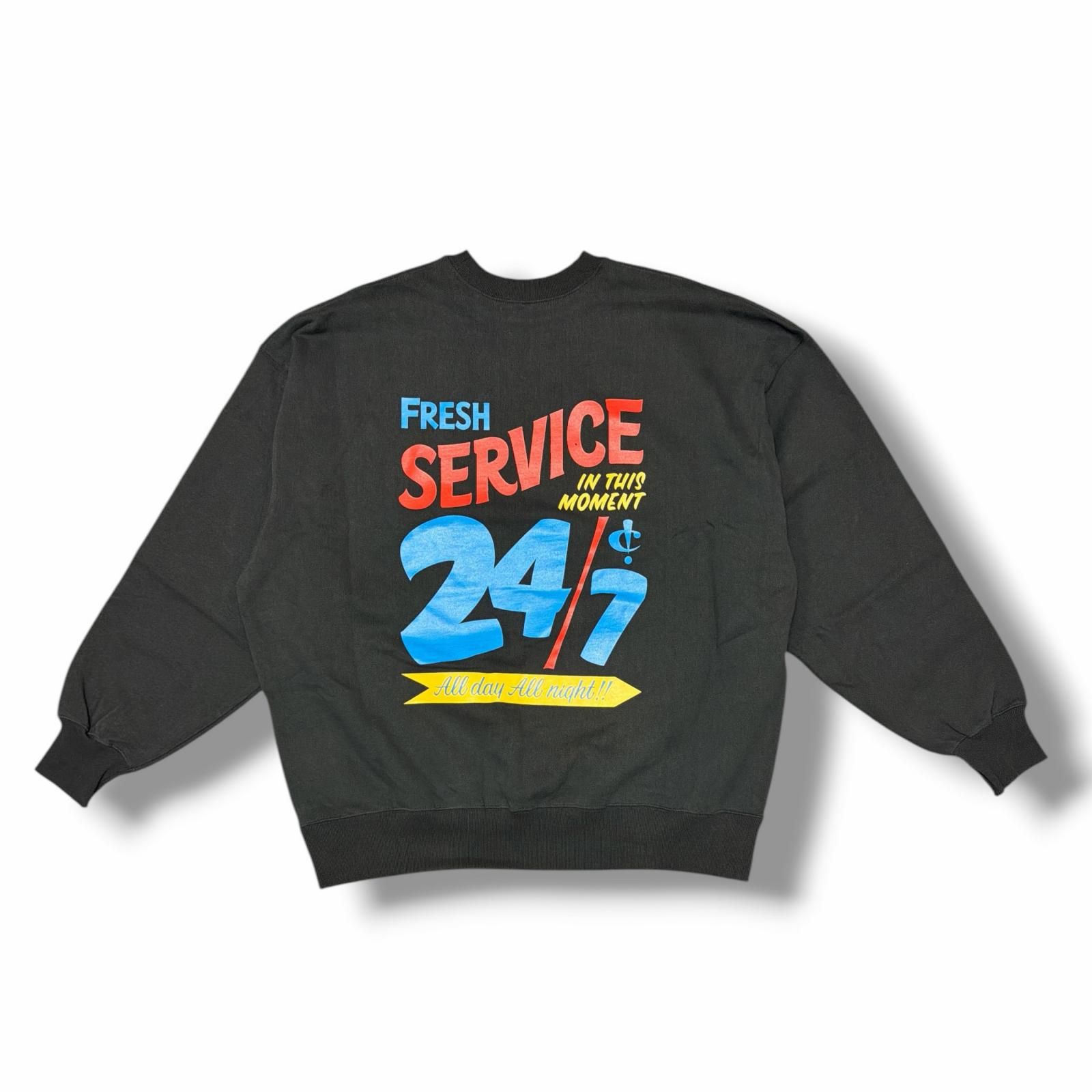 参考上代17600円 未使用 FreshService 24SS CORPORATE PRINTED CREW 