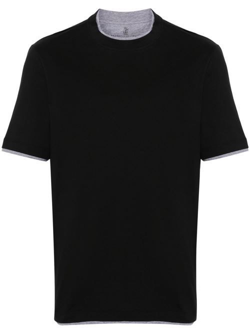 BRUNELLO CUCINELLI コットン Tシャツ 送料無料