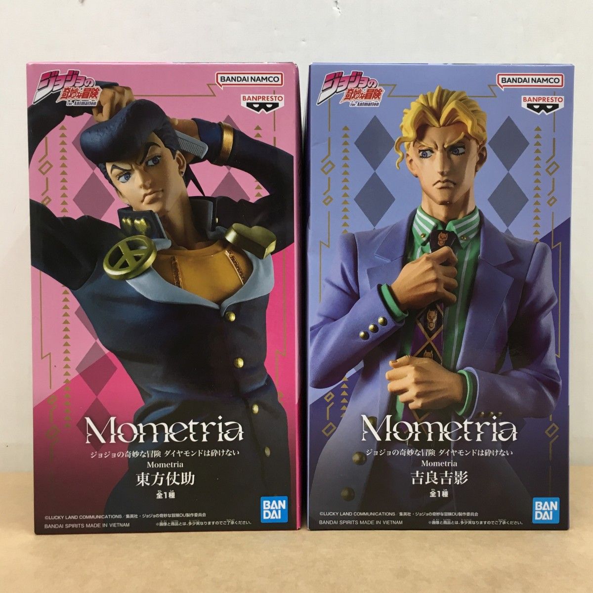 ジョジョの奇妙な冒険　ダイヤモンドは砕けない　Mometria　フィギュア　9点 未開封 ジョジョの奇妙な冒険 ダイヤモンドは砕けない Mometria 東方