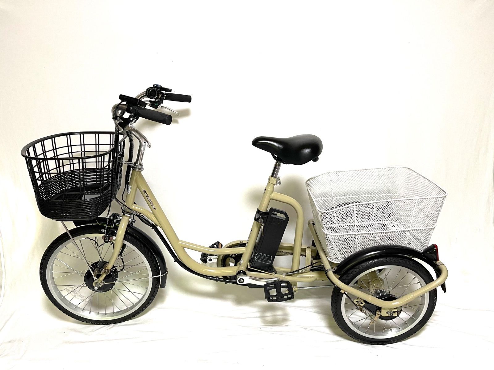 0331【動作確認済】送料無料 ACTIVEPLUS 電動アシスト三輪自転車 5.8Ah 