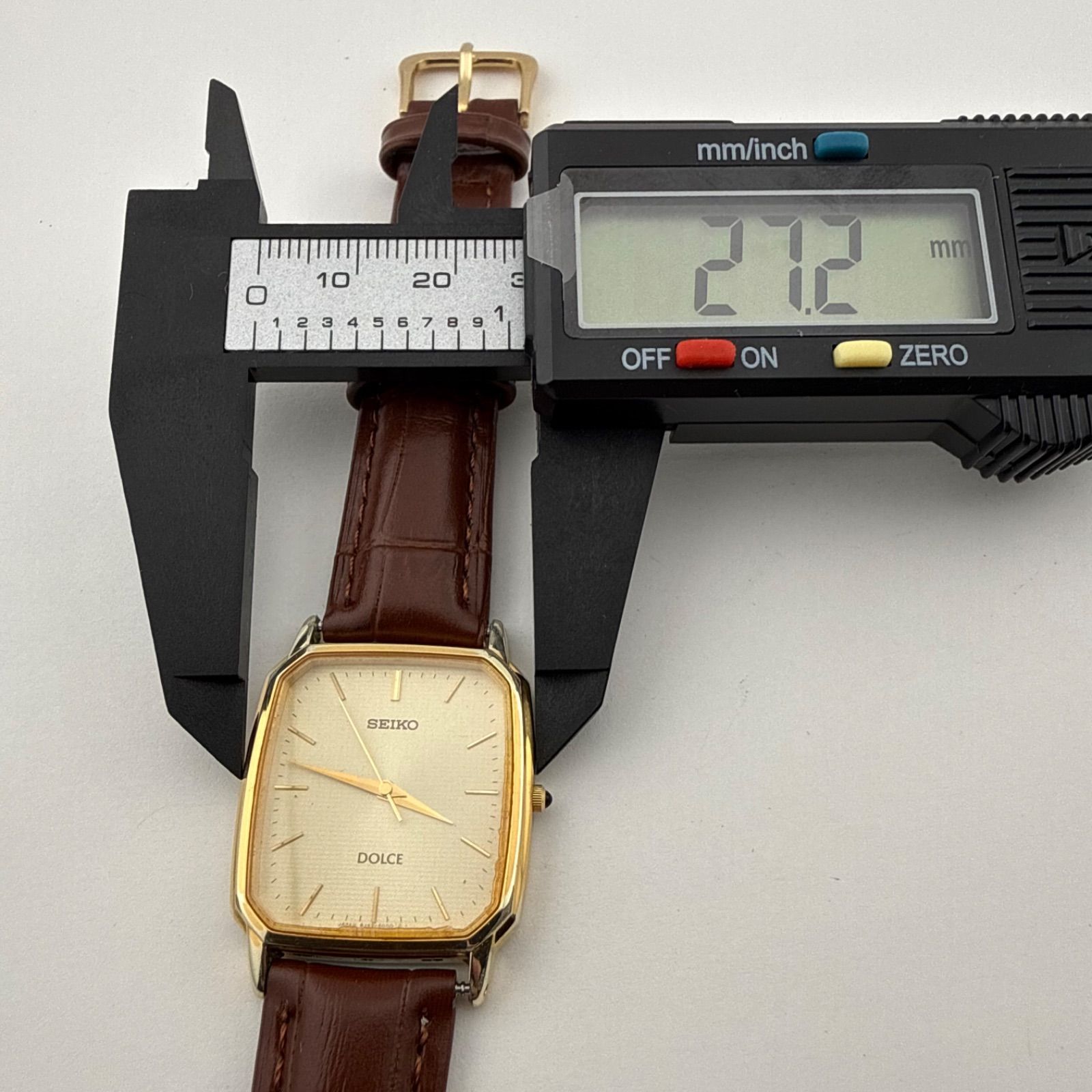 SEIKO セイコー DOLCE ドルチェ 8J41-5000 スクエア メンズ 腕時計