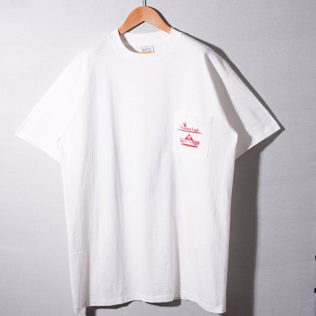 美品 90s USA製 1991年製 ウィンストン Tシャツ XL ホワイト