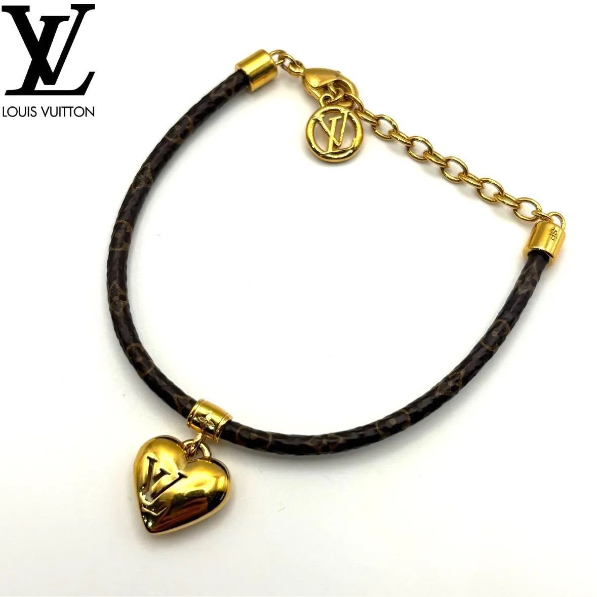 LOUISVUITTON ルイヴィトン ブルーミングハート ブレスレット ブラウン