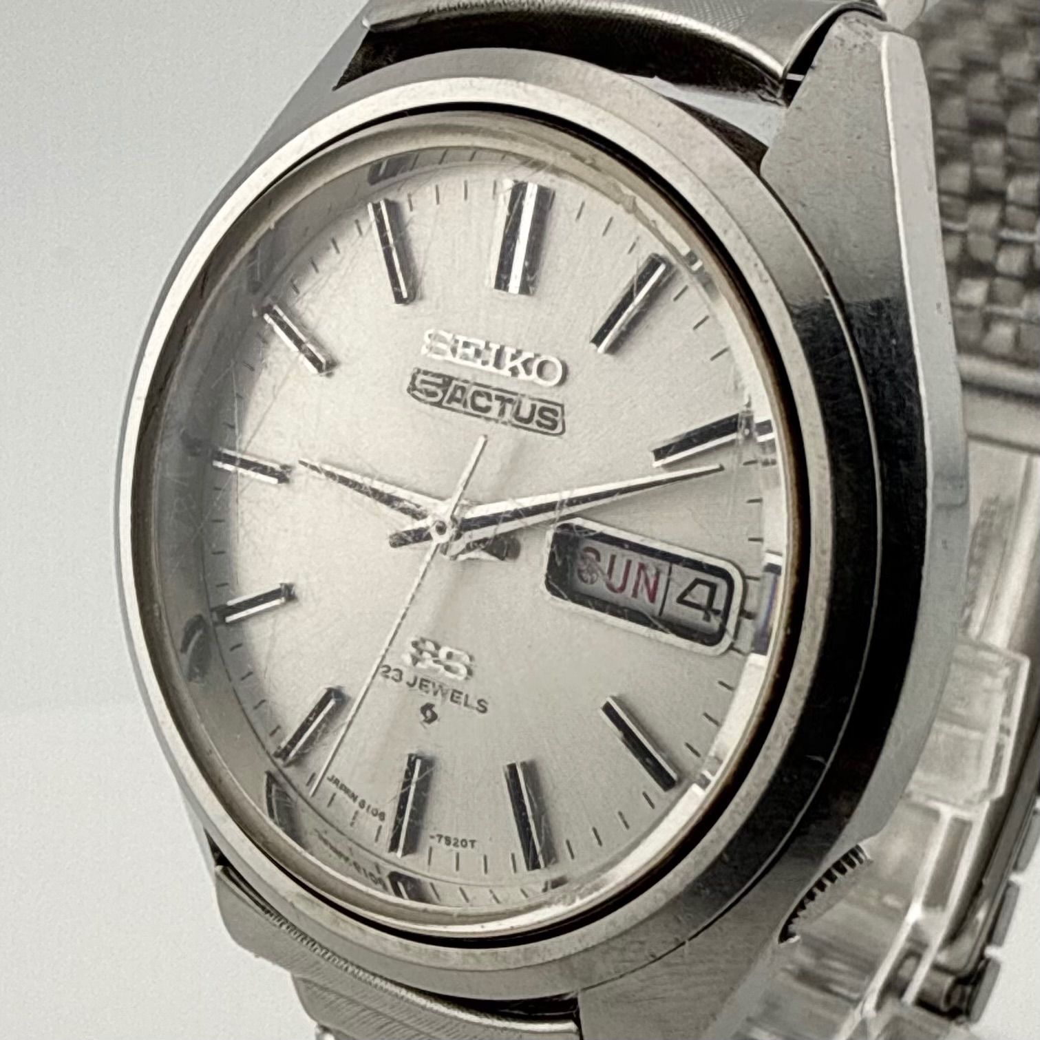 SEIKO セイコー 5 ACTUS 6106-7480 自動巻き メンズ 腕時計 ジャンク 