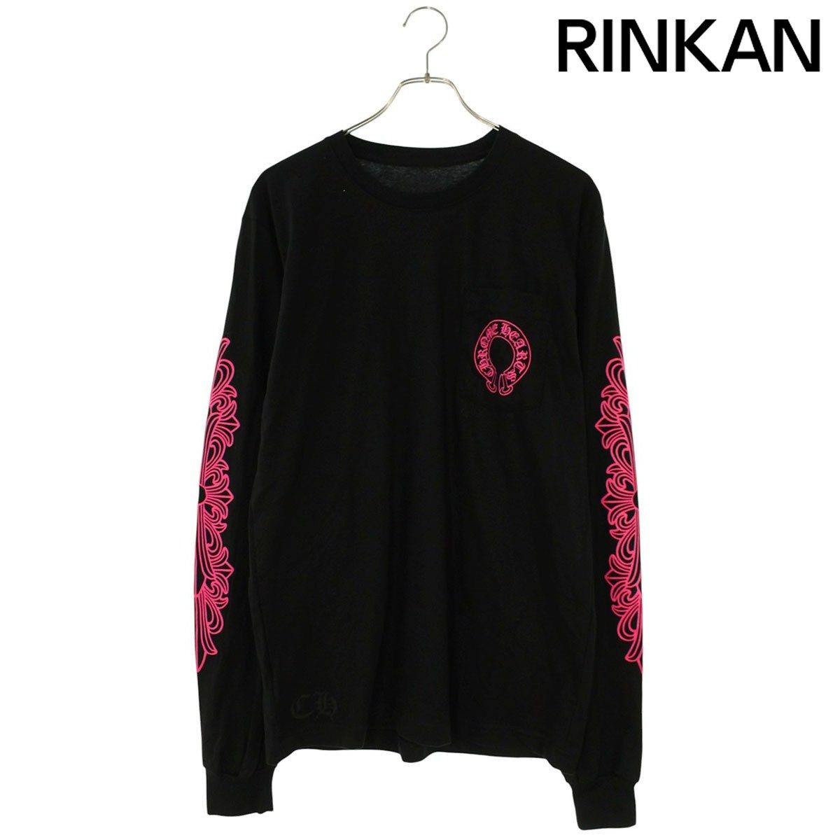 クロムハーツ CH L/S 1 袖フローラルバックホースシュープリント長袖 