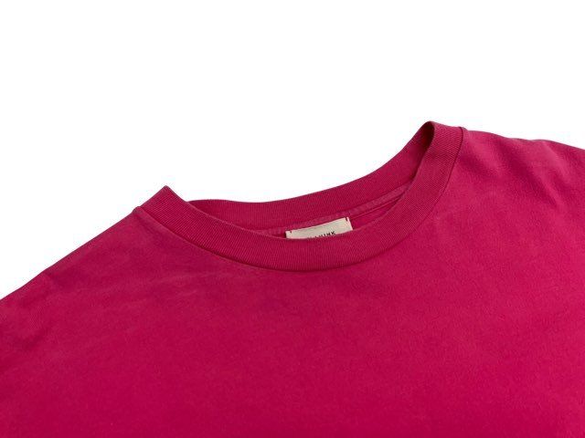 blamink/ブラミンク/コットン/オーバースリーブ/Tシャツ/ピンク/無地/レディース/FC3508 blamink/ブラミンク/コットン/オーバースリーブ/Tシャツ/ピンク/無地