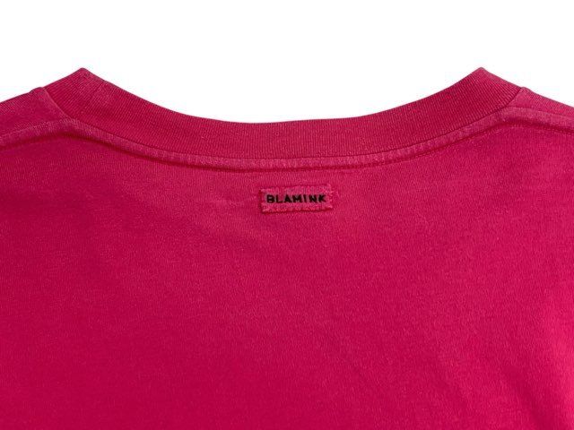 blamink/ブラミンク/コットン/オーバースリーブ/Tシャツ/ピンク/無地/レディース/FC3508 blamink/ブラミンク/コットン/オーバースリーブ/Tシャツ/ピンク/無地