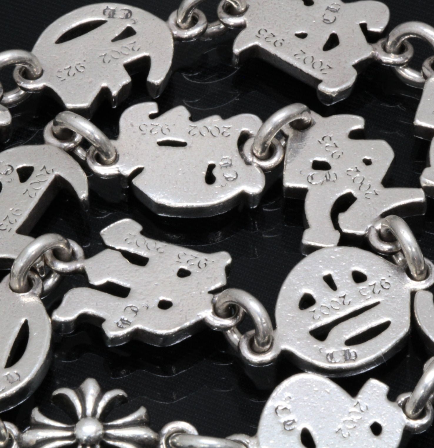 CHROME HEARTS 新宿店 クロムハーツ 1クリップ アルファベットロゴ ウォレットチェーン メンズ シルバー SV925 30878 CHROME HEARTS 銀座店 クロムハーツ 1クリップ アルファベットロゴ