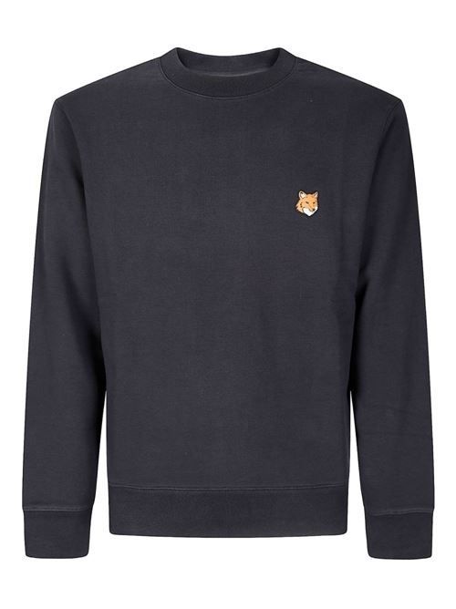 MAISON KITSUNE' FOX HEAD コットン スウェットシャツ 送料無料