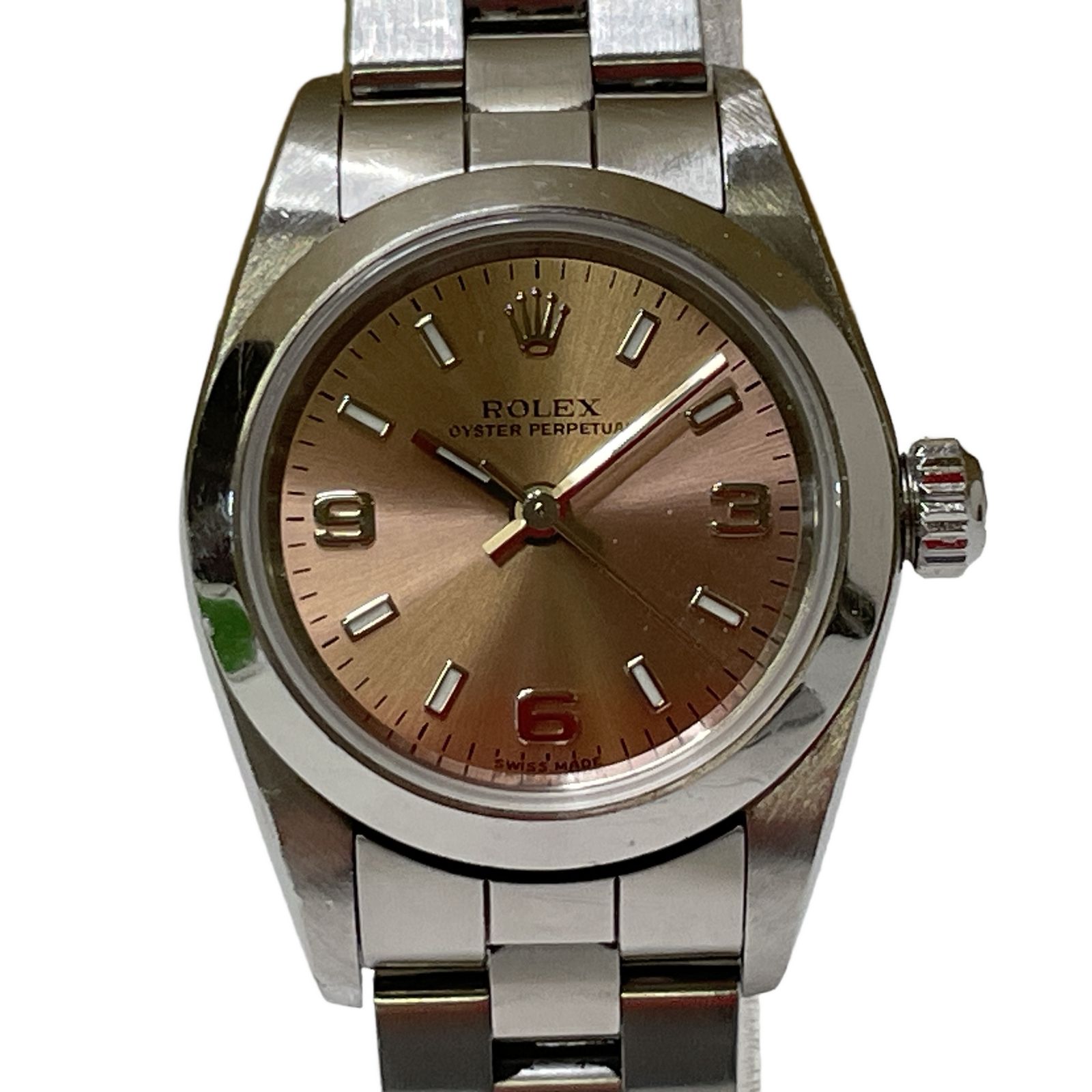 ROLEX ロレックス Ref.76080 オイスターパーペチュアル シルバー 稼働 レディース 中古 T11137534