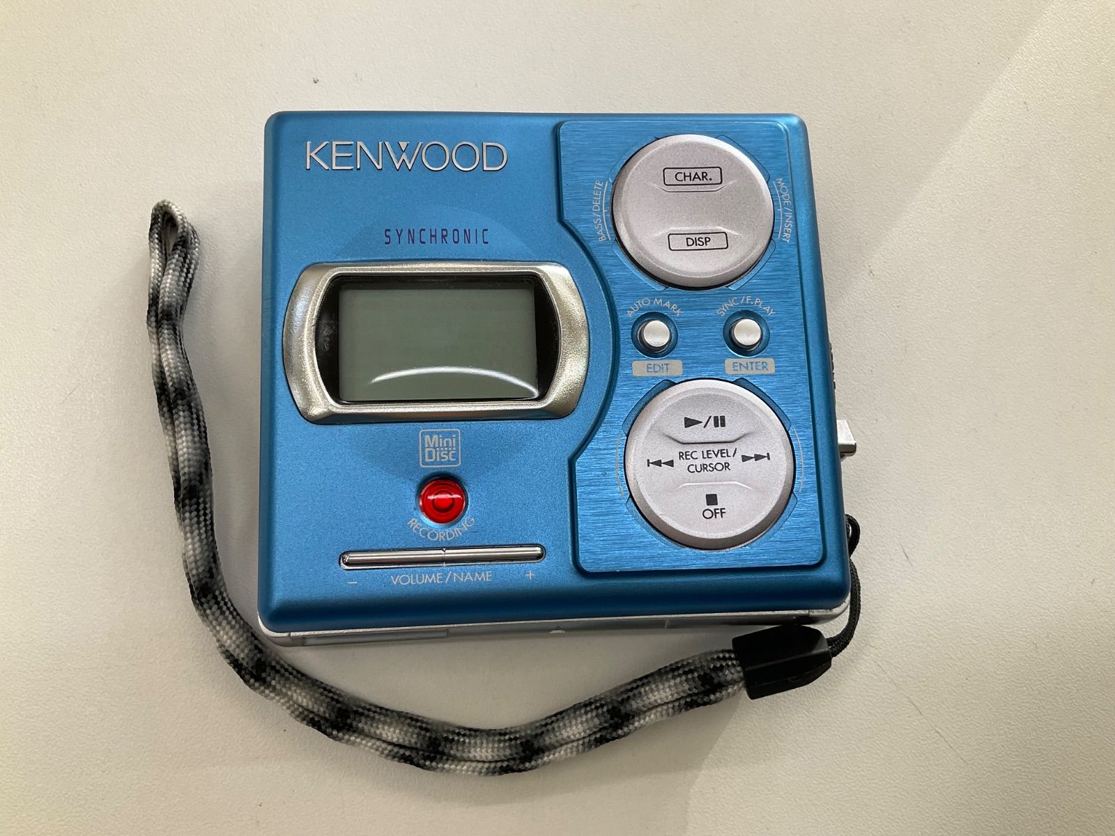 KENWOOD ポータブルMDプレーヤー 青 Amazon | KENWOOD ケンウッド DMC-S33-L（ブルー） ポータブルMD
