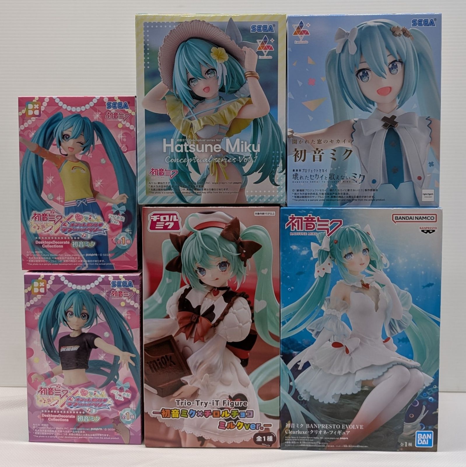 初音 まとめ売り　230点以上 初音ミク フィギュア 6点セット G - メルカリ