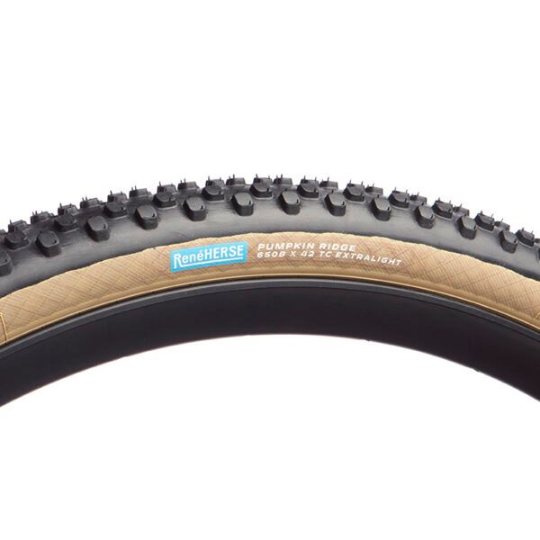 【最速発送】Rene Herse ルネエルス　Pumpkin Ridge TC Extralight Tan 650Bx42 【タイヤ】【グラベル】